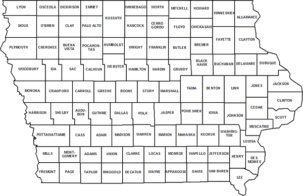 Iowa counties